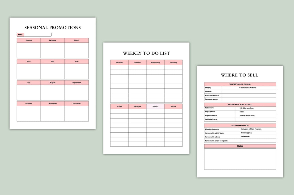 Creative Hustle Planner