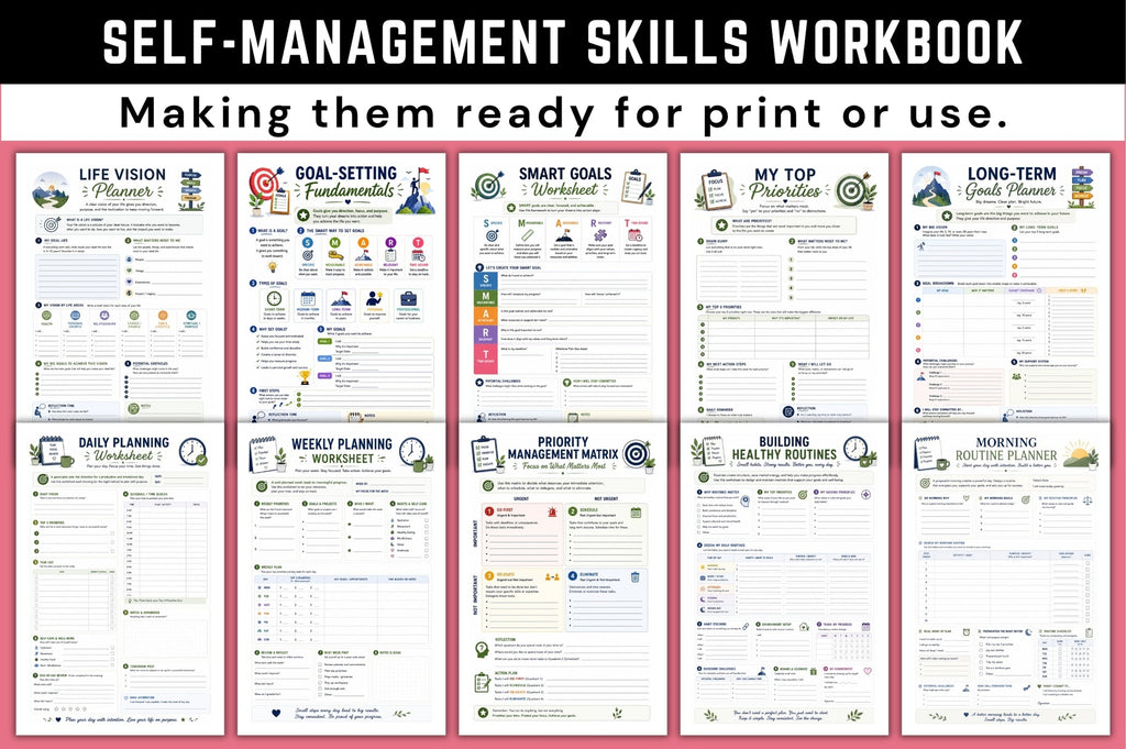 Self Management Skills Workbook