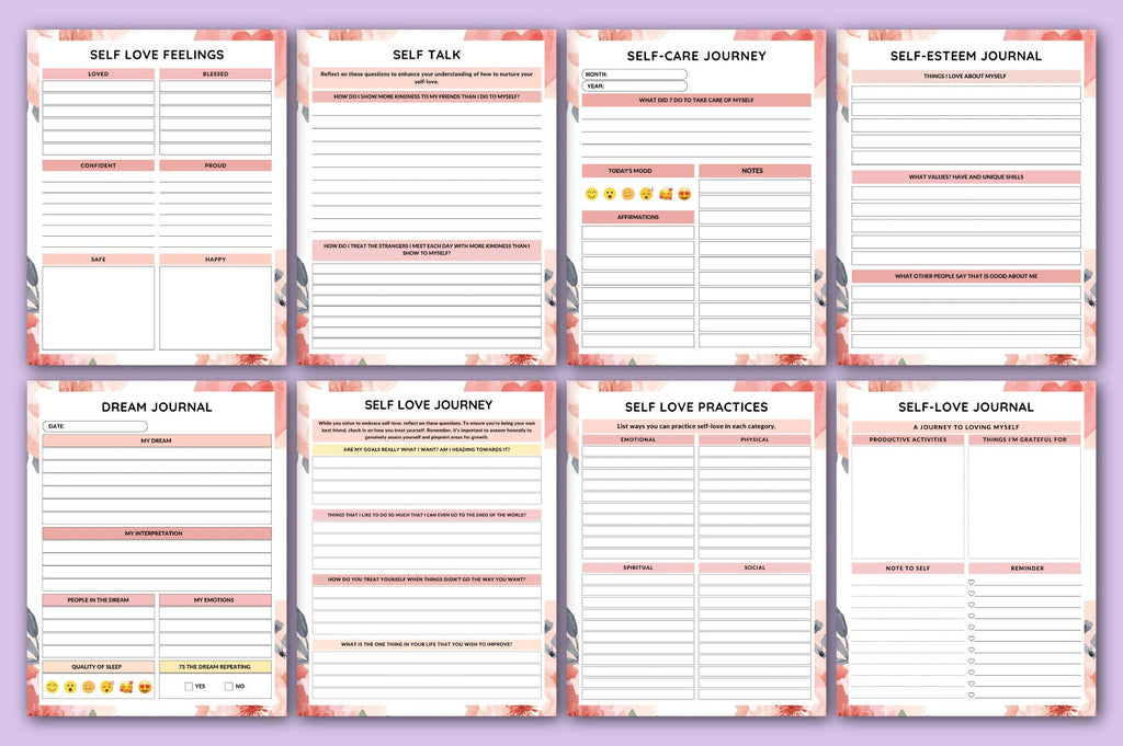 Self Love Journal for Personal Growth