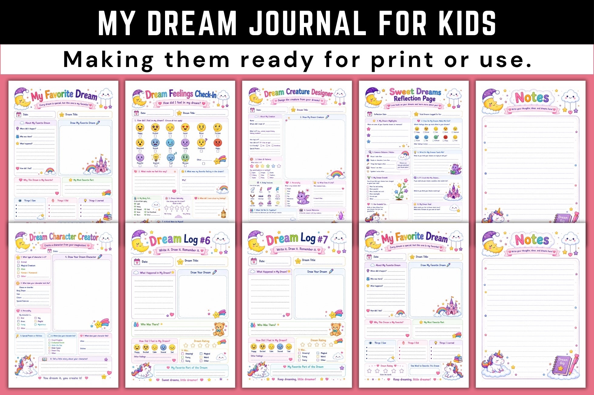 My Dream For Kids Journal