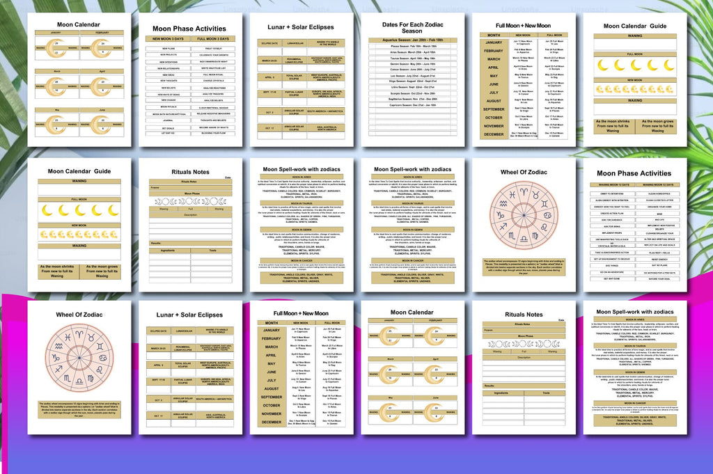 Moon Astrology Planner