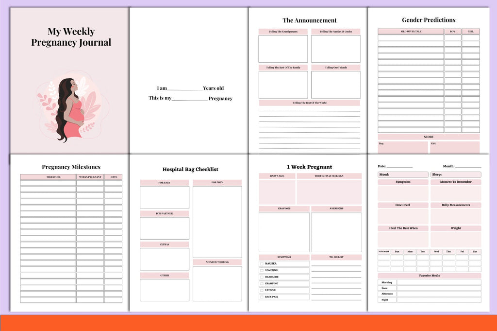 Weekly Pregnancy Journal