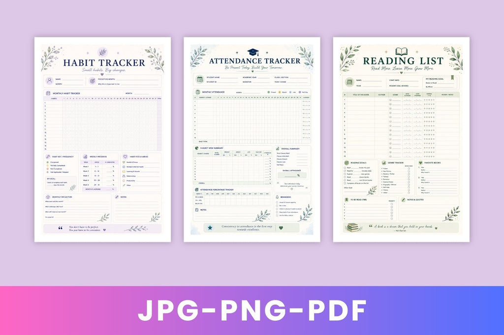 Academic Success For Students Planner