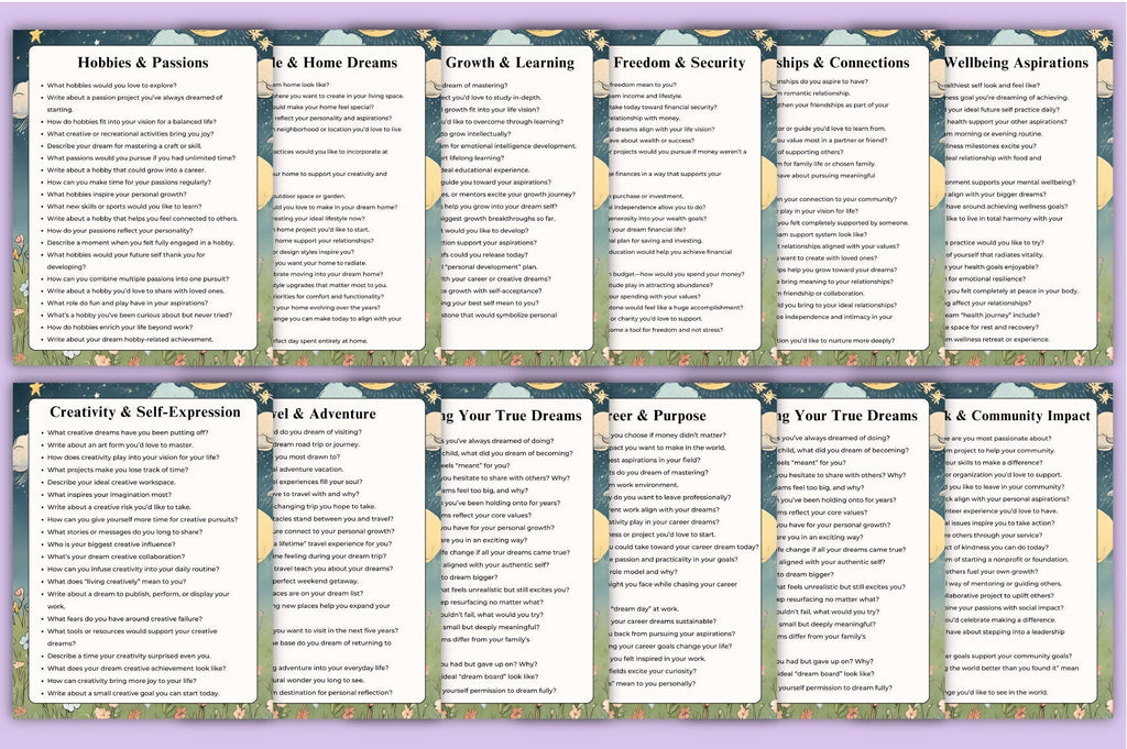 Dreams and Aspirations Planner