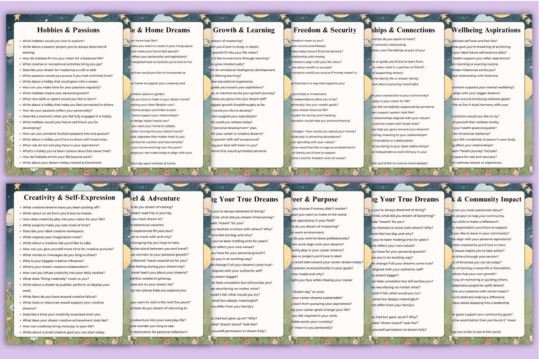 Dreams and Aspirations Planner