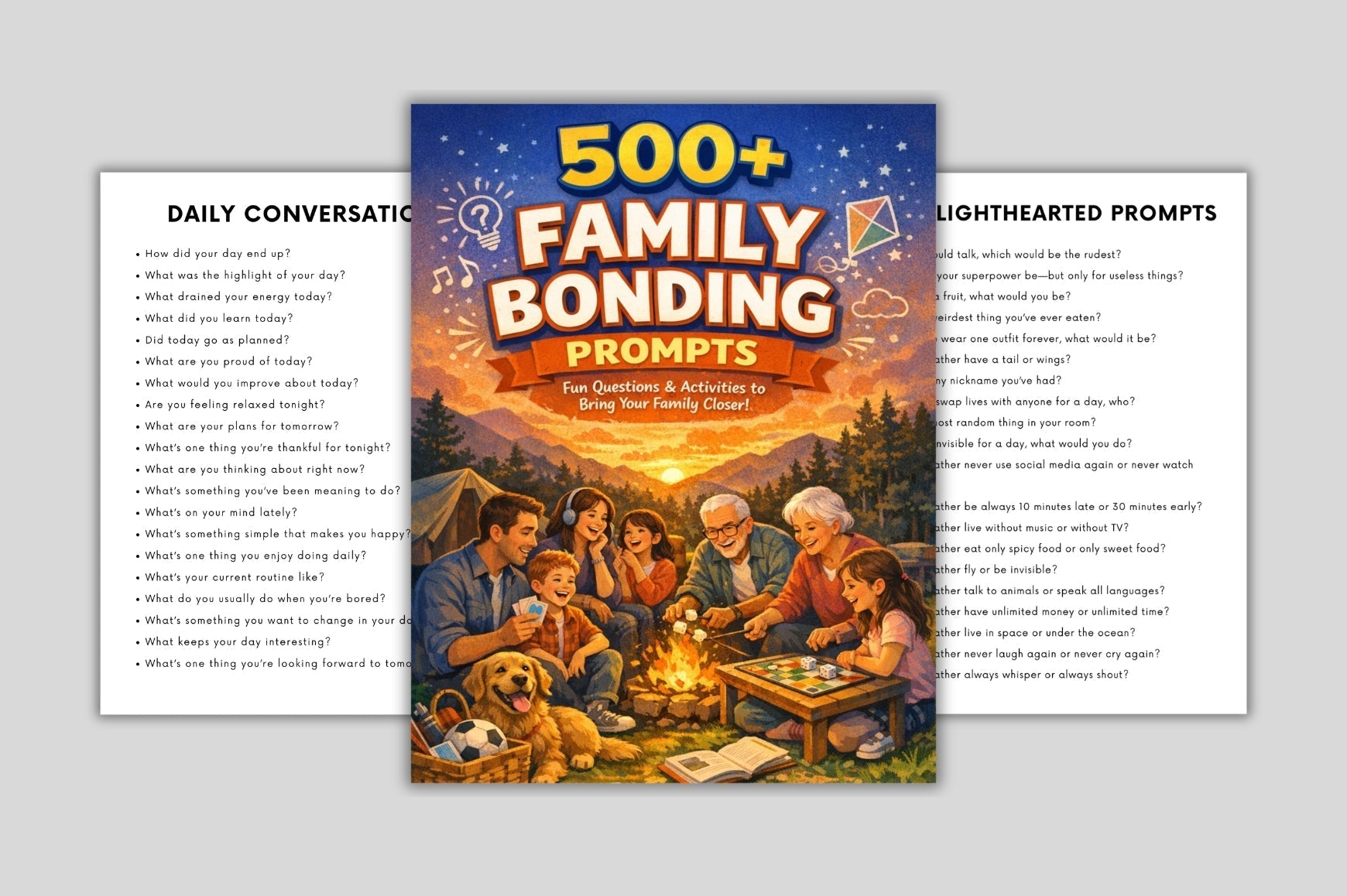 Family Bonding Prompts