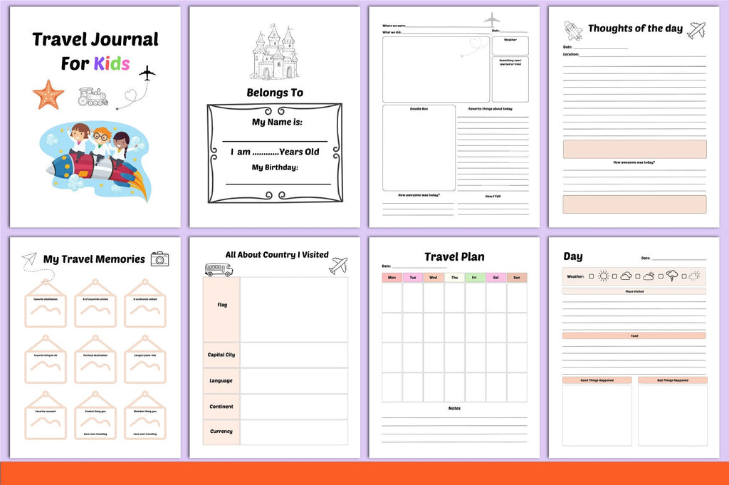 Travel Journal for Kids