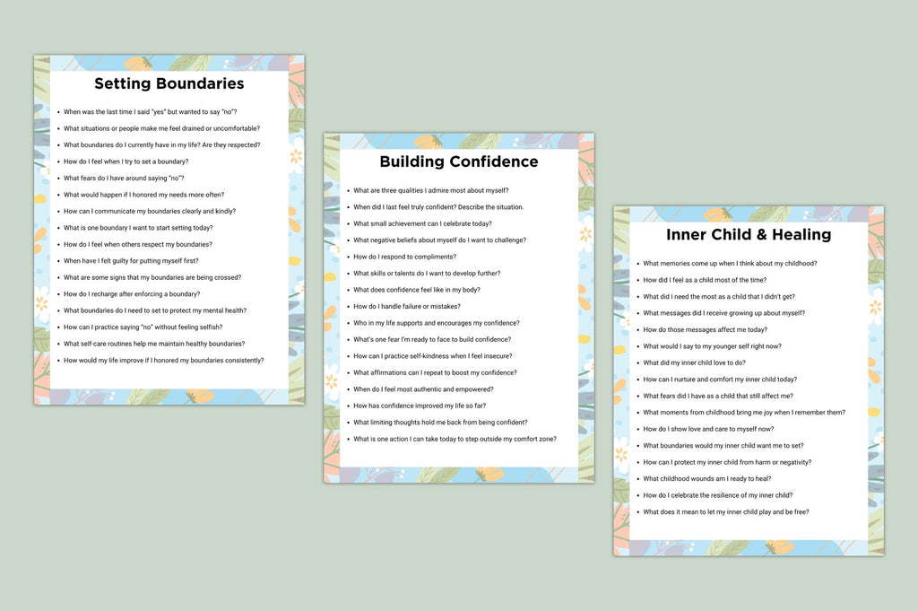 Calm Mind Anxiety Prompts