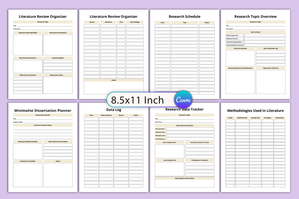Dissertation Planner Guide