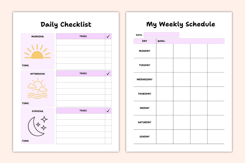 Kids Routine Planner