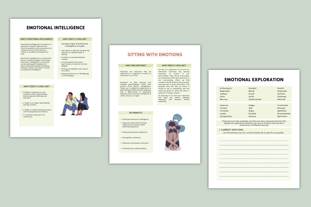 Feelings Insight Processing Sheets Journal