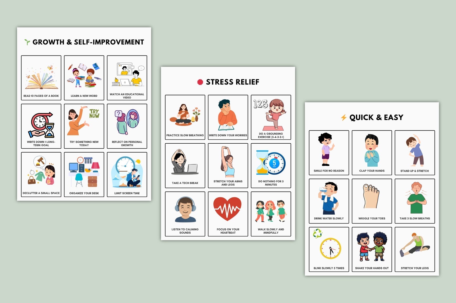 Feel Good Self Care Bingo Book
