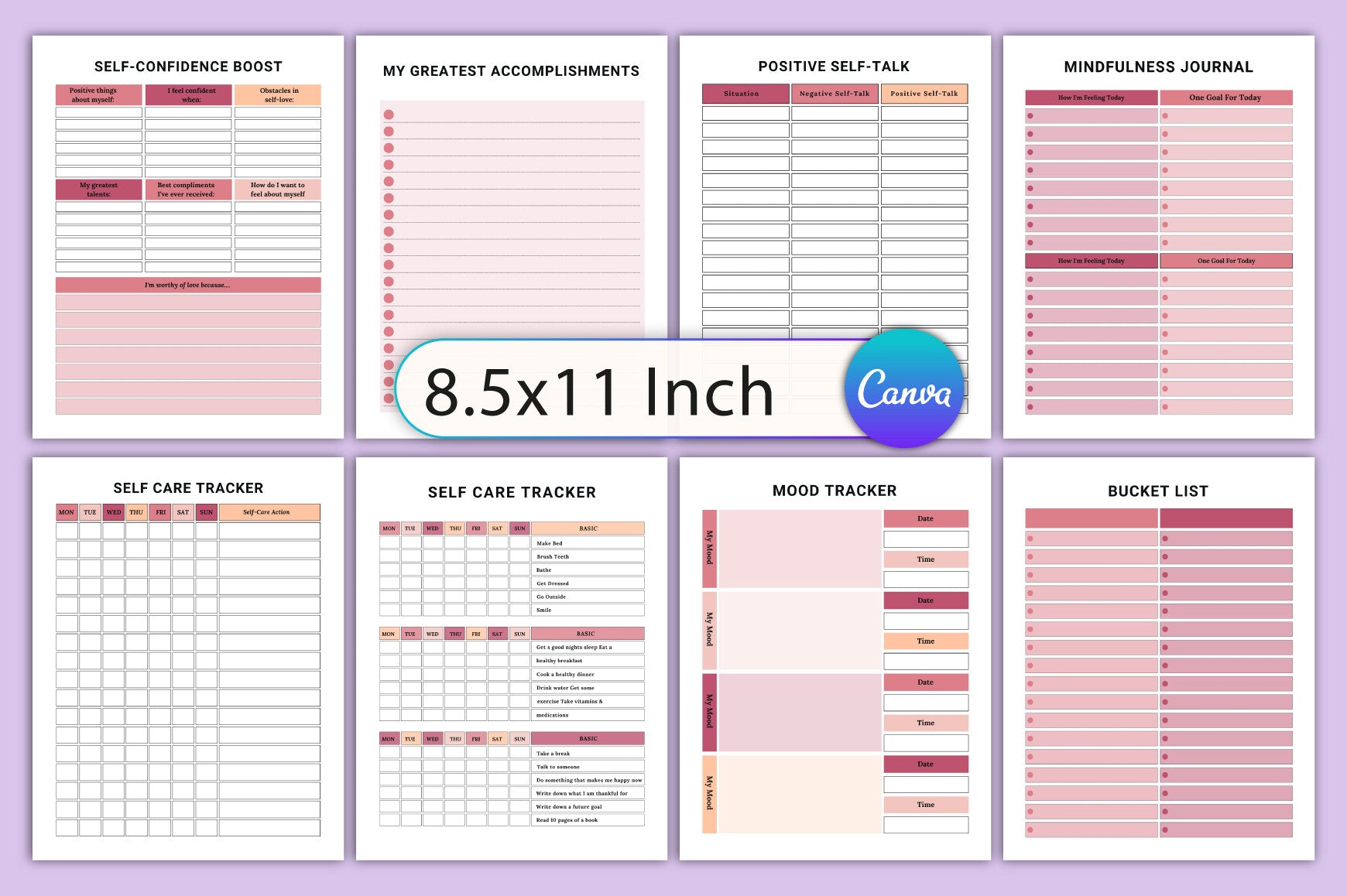 ADHD Brain Dump Planner brain dump and thought organization worksheets