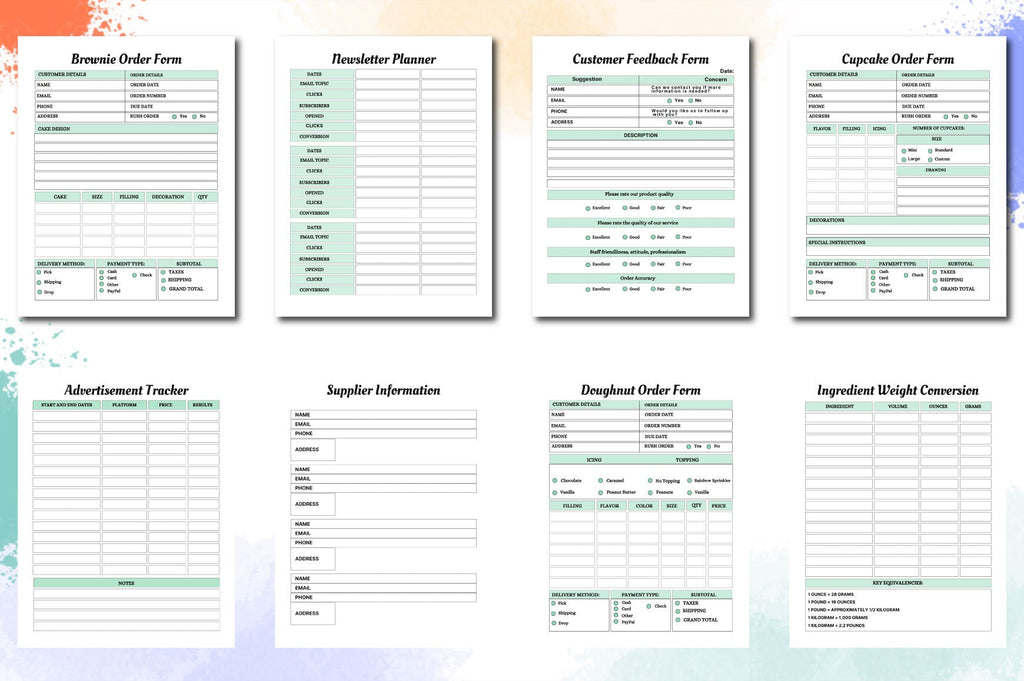 Bakery Business Planner