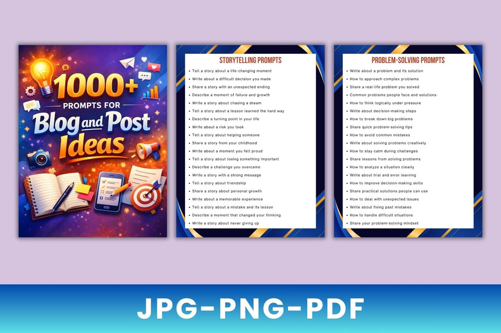 Blog and Post Ideas Prompts