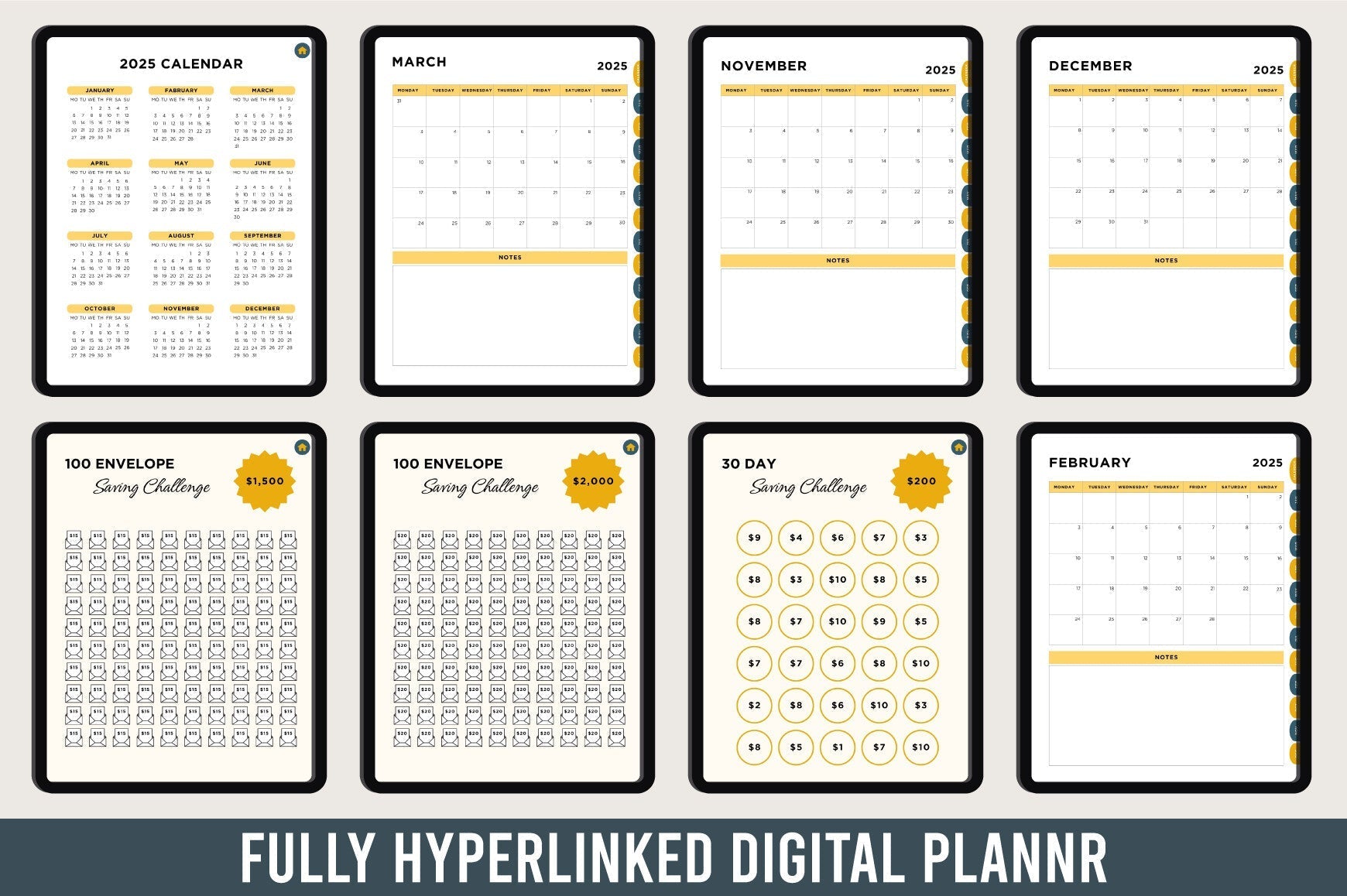Money Saving Challenge Planner