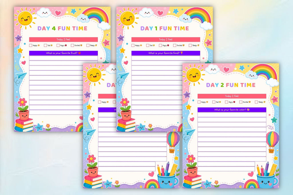 Kids Daily Fun Planner
