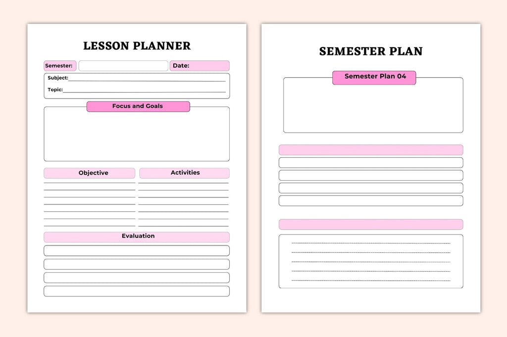 Teacher Lesson Planner