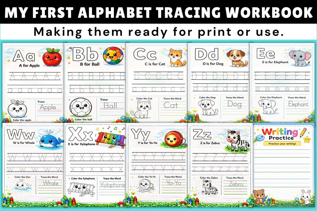 My First Alphabet Tracing Guide