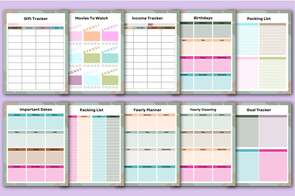 Home Management Binder Planner