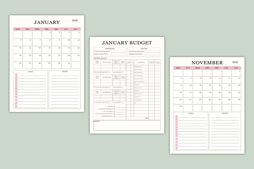 Month Wise Budget Planner