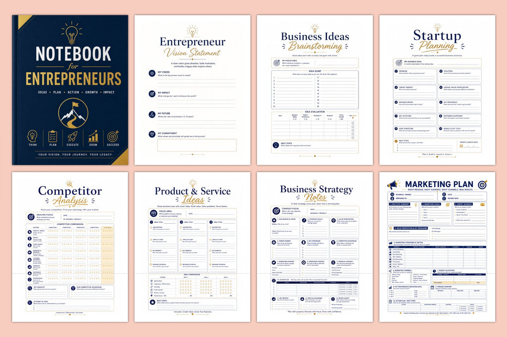 Notebook For Entrepreneurs Book
