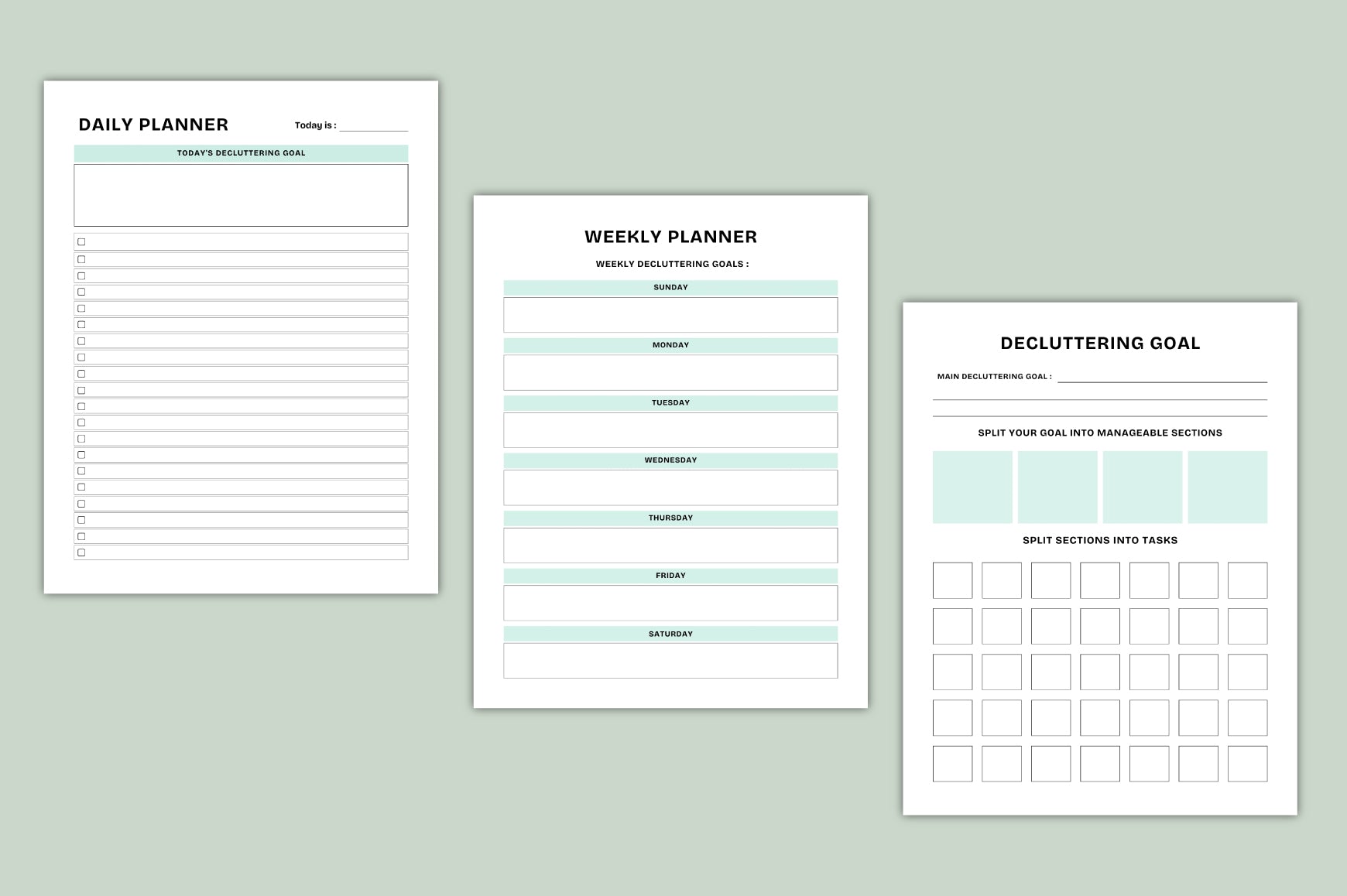Fresh Start Declutter Journal
