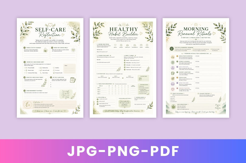 Refresh Renew And Grow Workbook