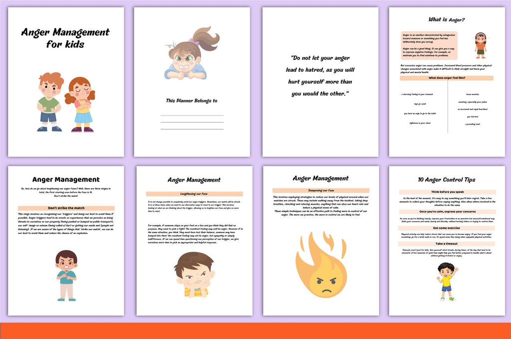 Anger Management for Kids Workbook