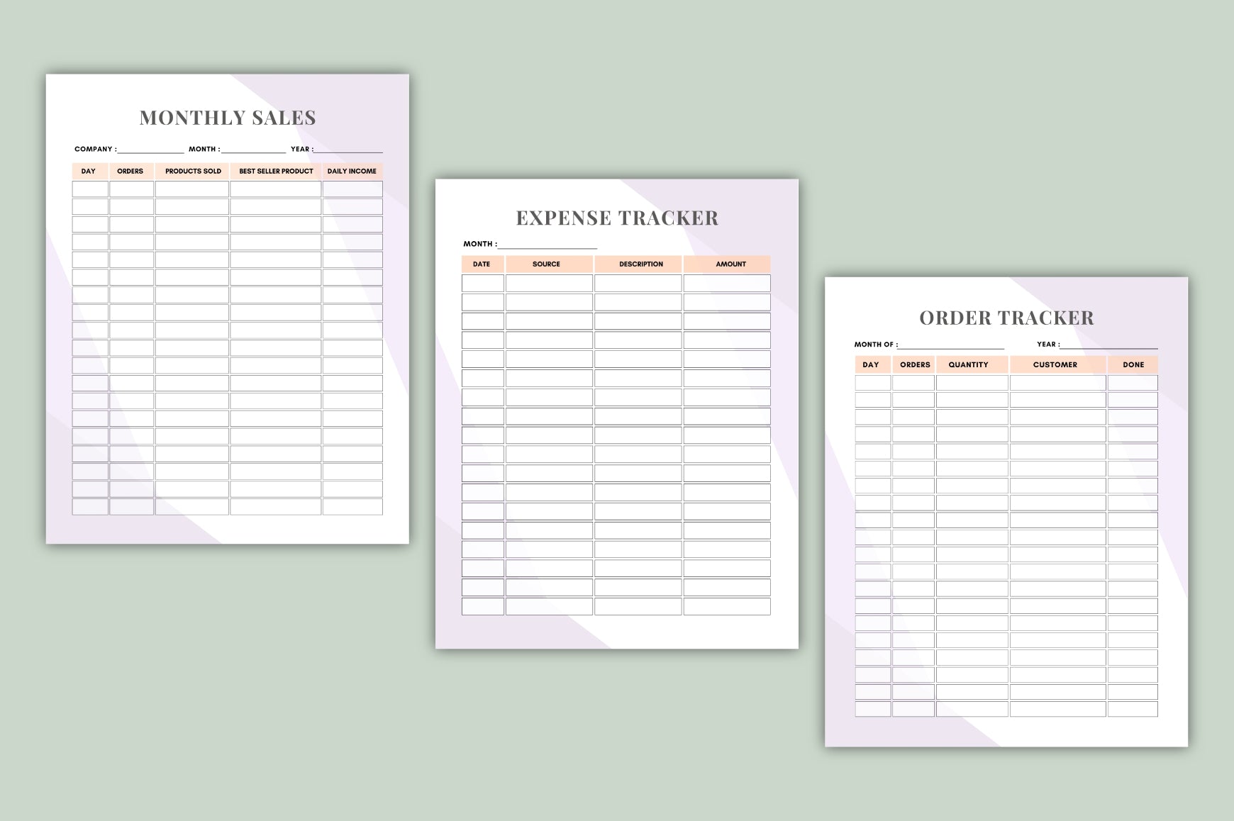 Business Expense Ledger Planner