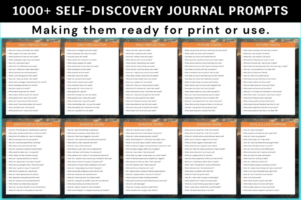 Self Discovery Prompts