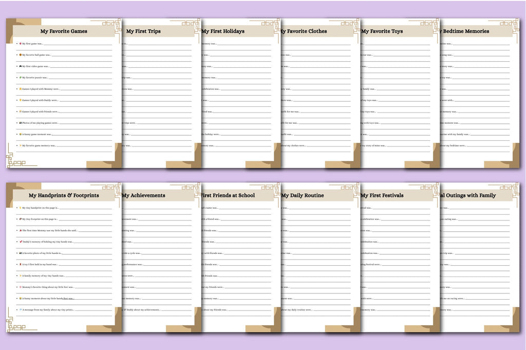 Little Footprints Forever Baby Planner