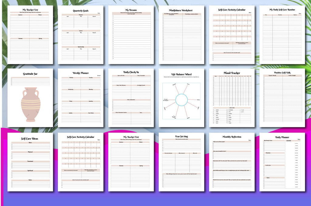Self-Care Wellness Journal