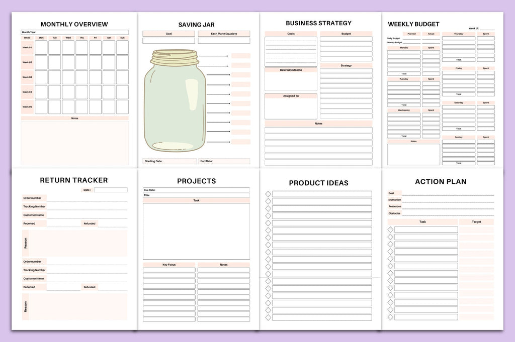 Side Hustle Planner