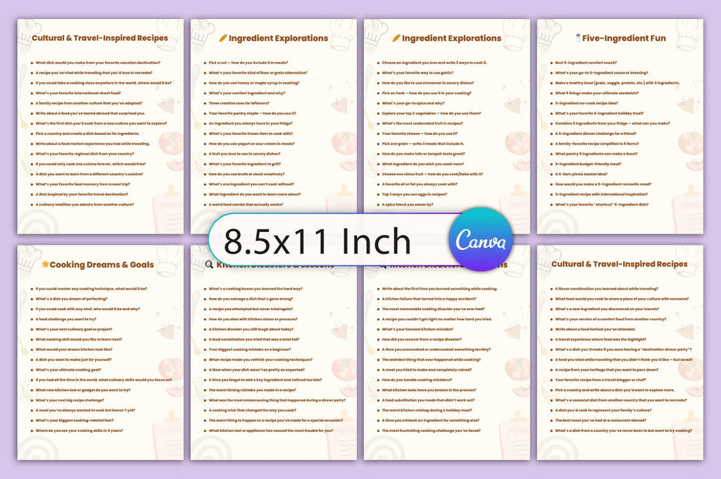 Recipe Prompts for Creative Cooking