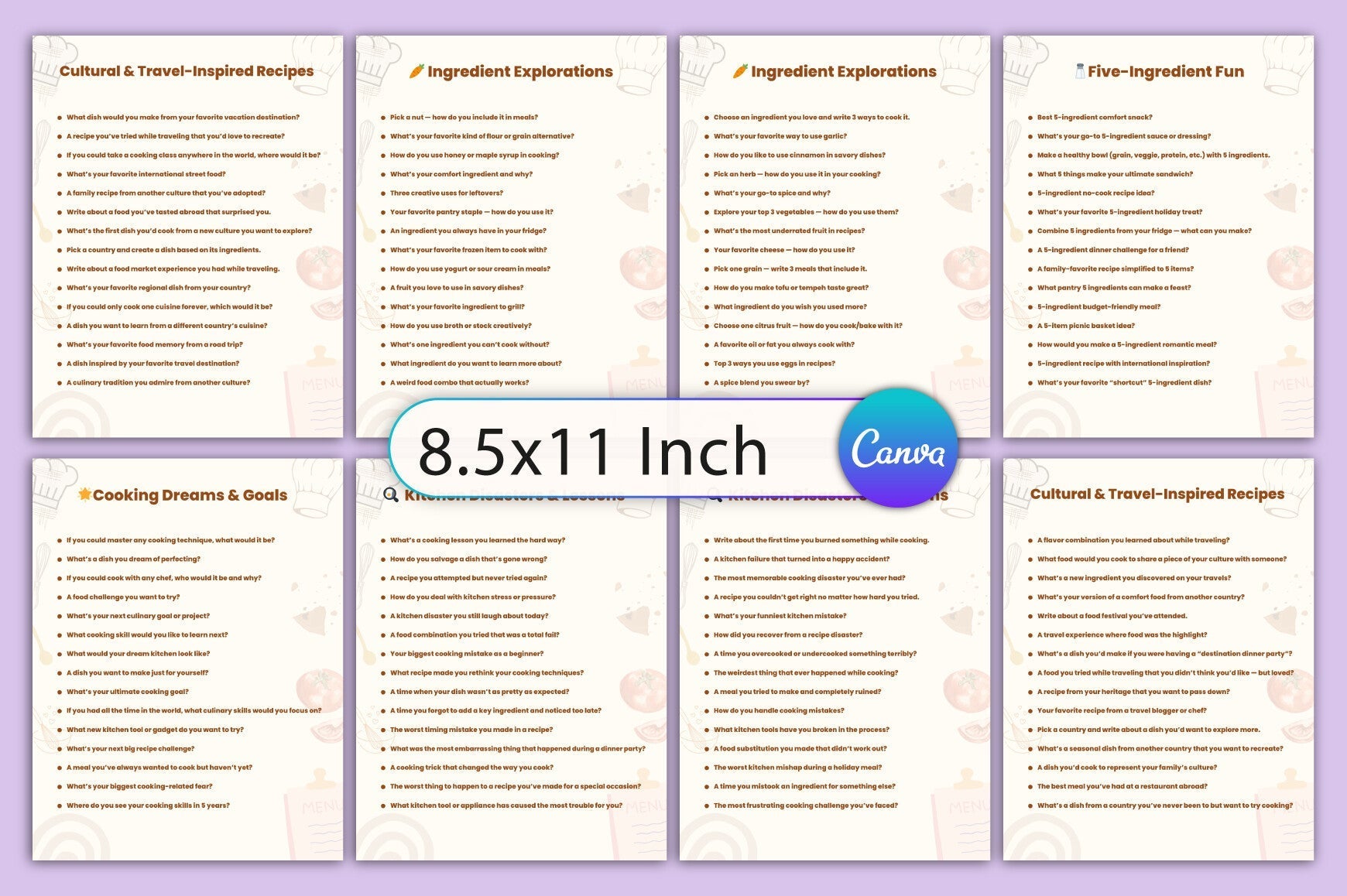 Recipe Prompts for Creative Cooking