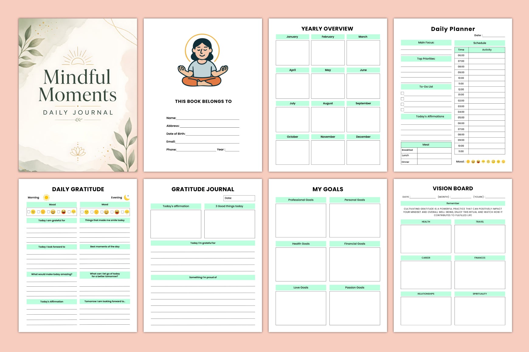 Mindful Moments Daily Journal