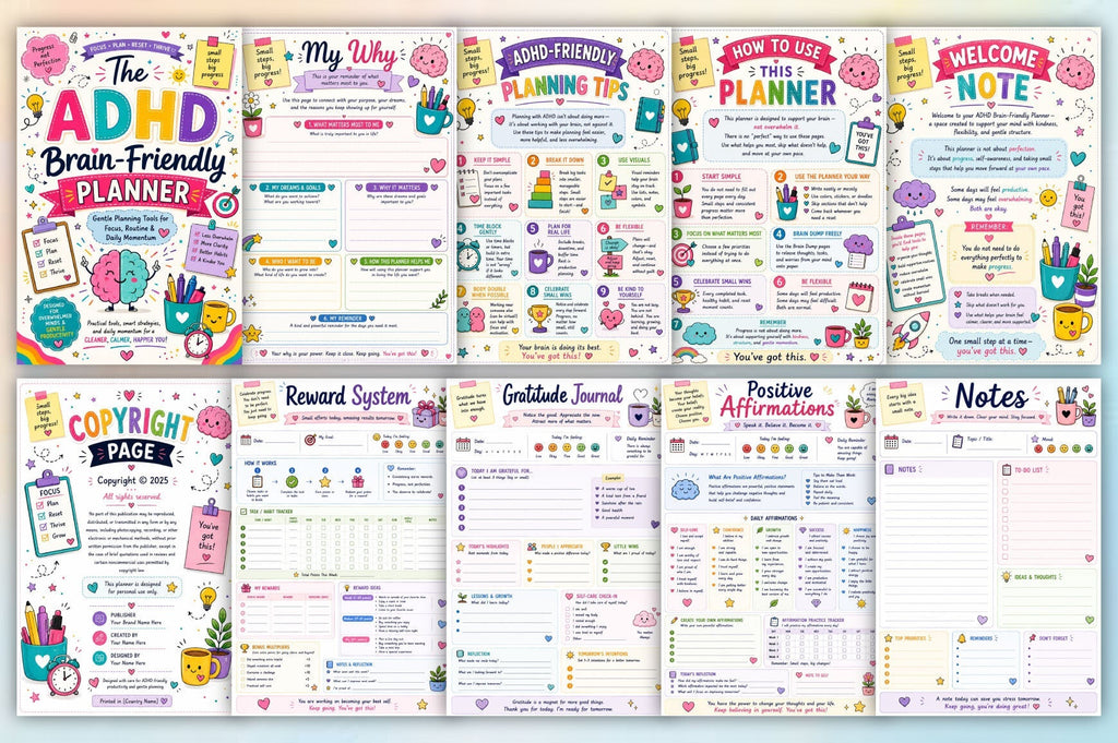 The Adhd Brain Friendly Planner