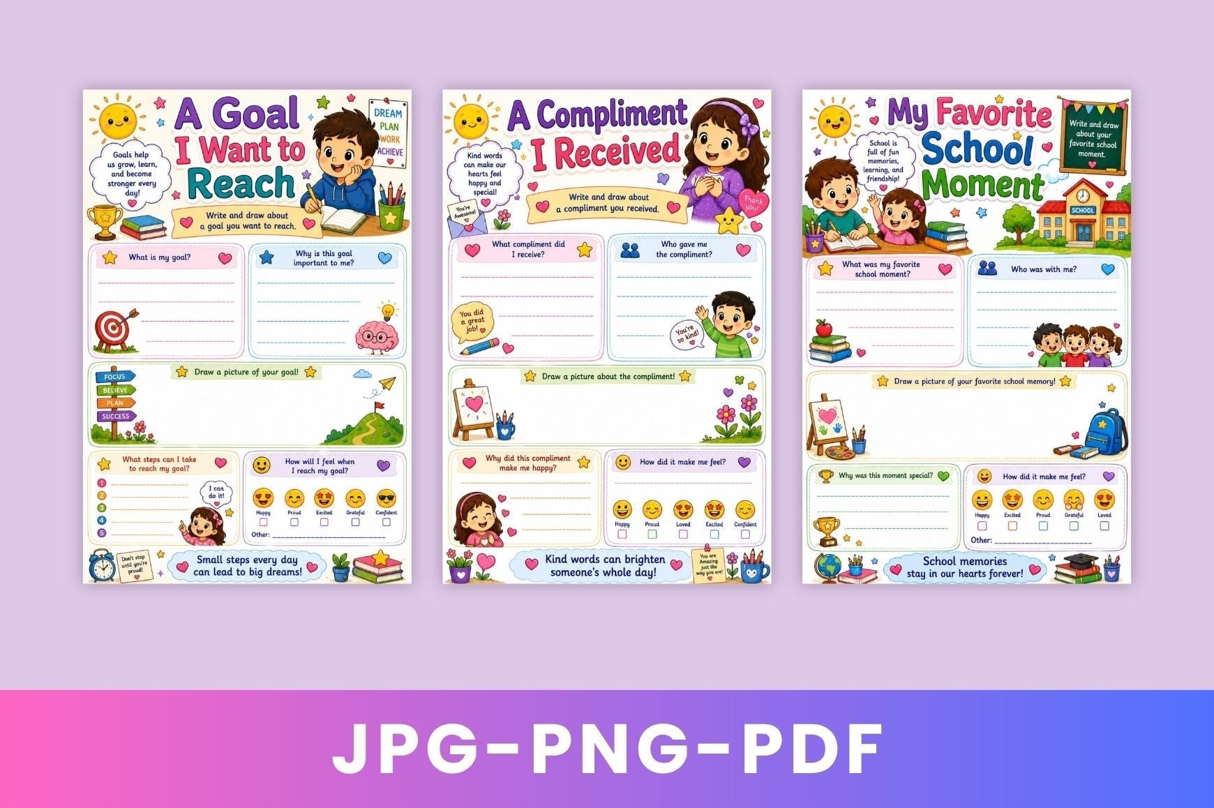 Gratitude For Kids Journal
