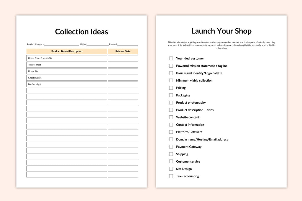Creative Craft Business Planner