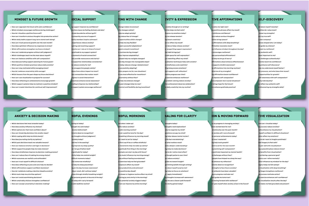 Guided Anxiety Prompts for Relief