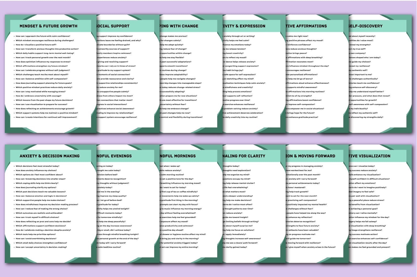 Guided Anxiety Prompts for Relief