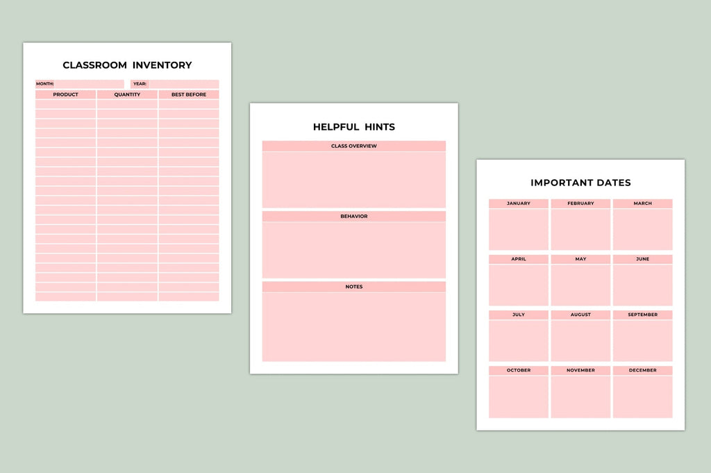 Teacher Success Planner
