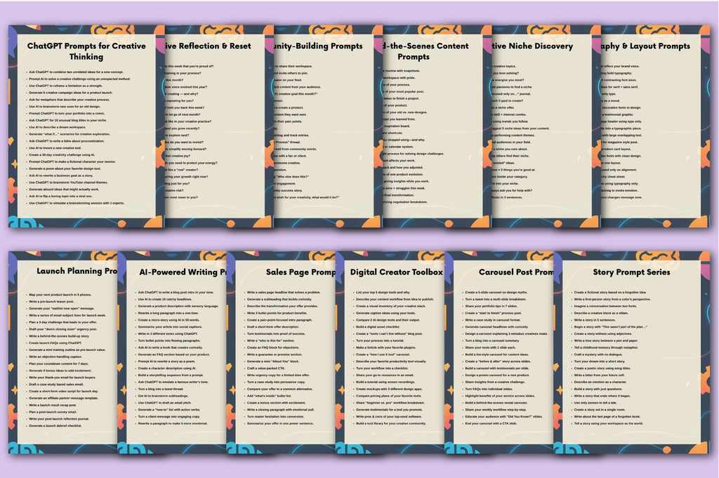 Designers Prompts for Inspiration