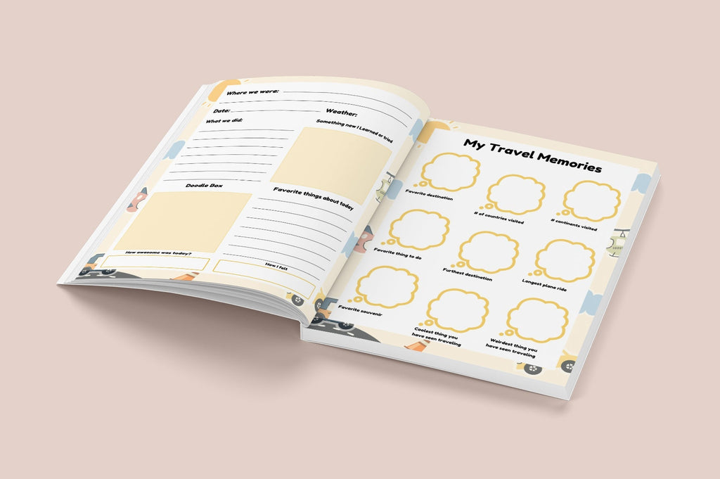 Kids Travel Memories Journal