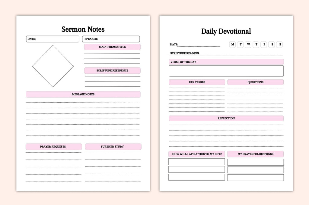 Faith Devotional Planner