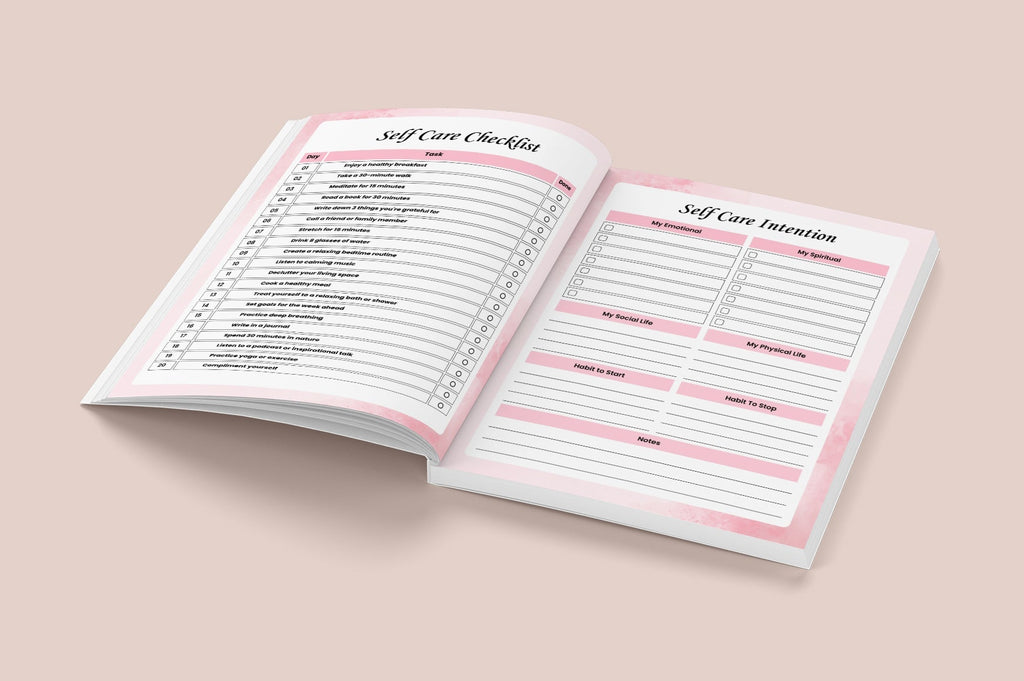 Self Love Personal Wellness Journal