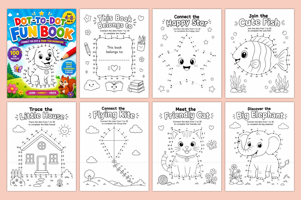 Dot To Dot Fun Book