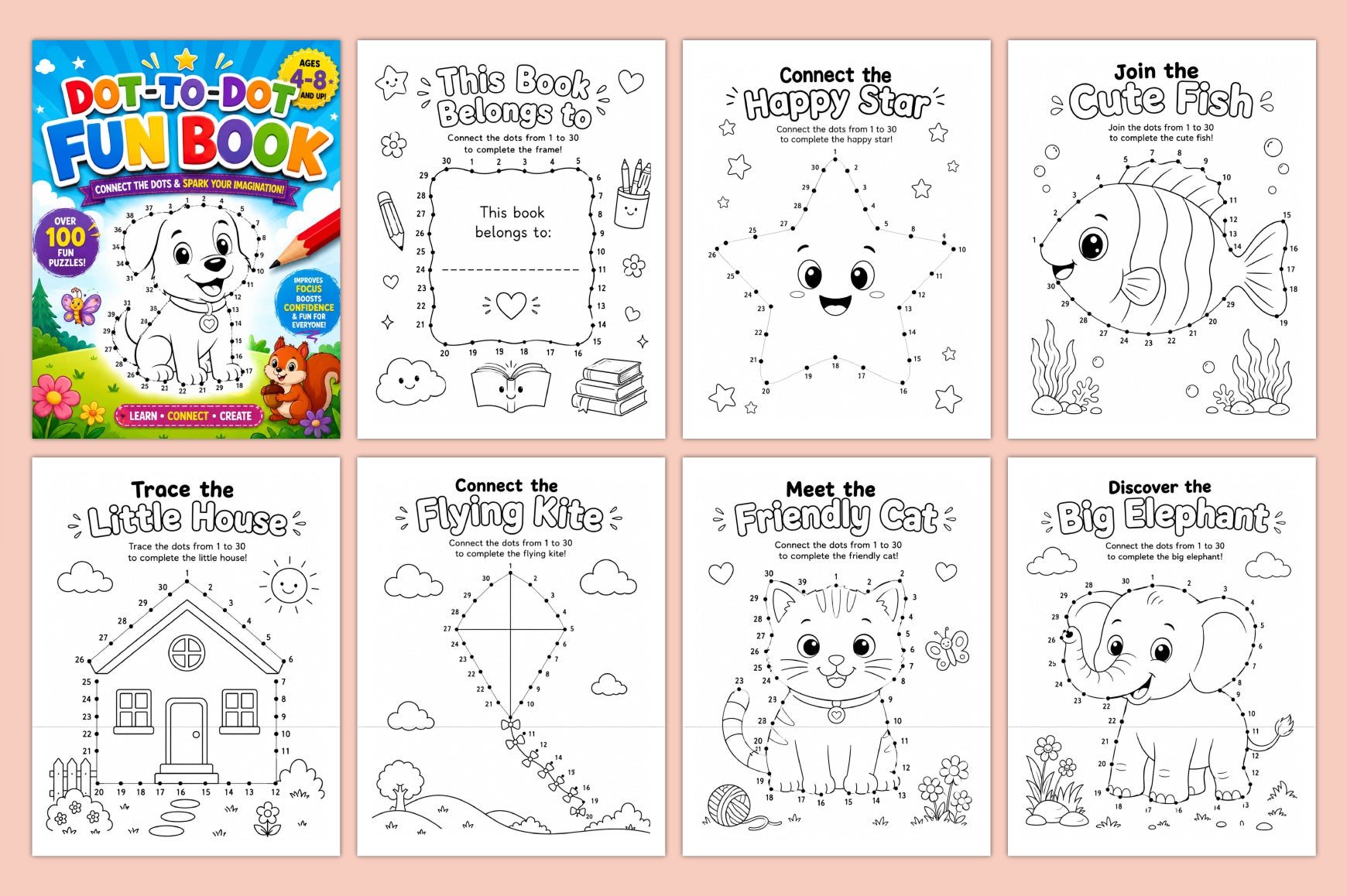 Dot To Dot Fun Book