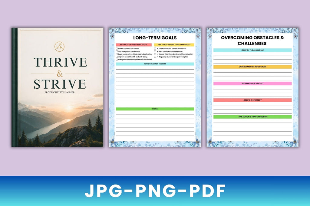 Thrive Strive Productivity Planner